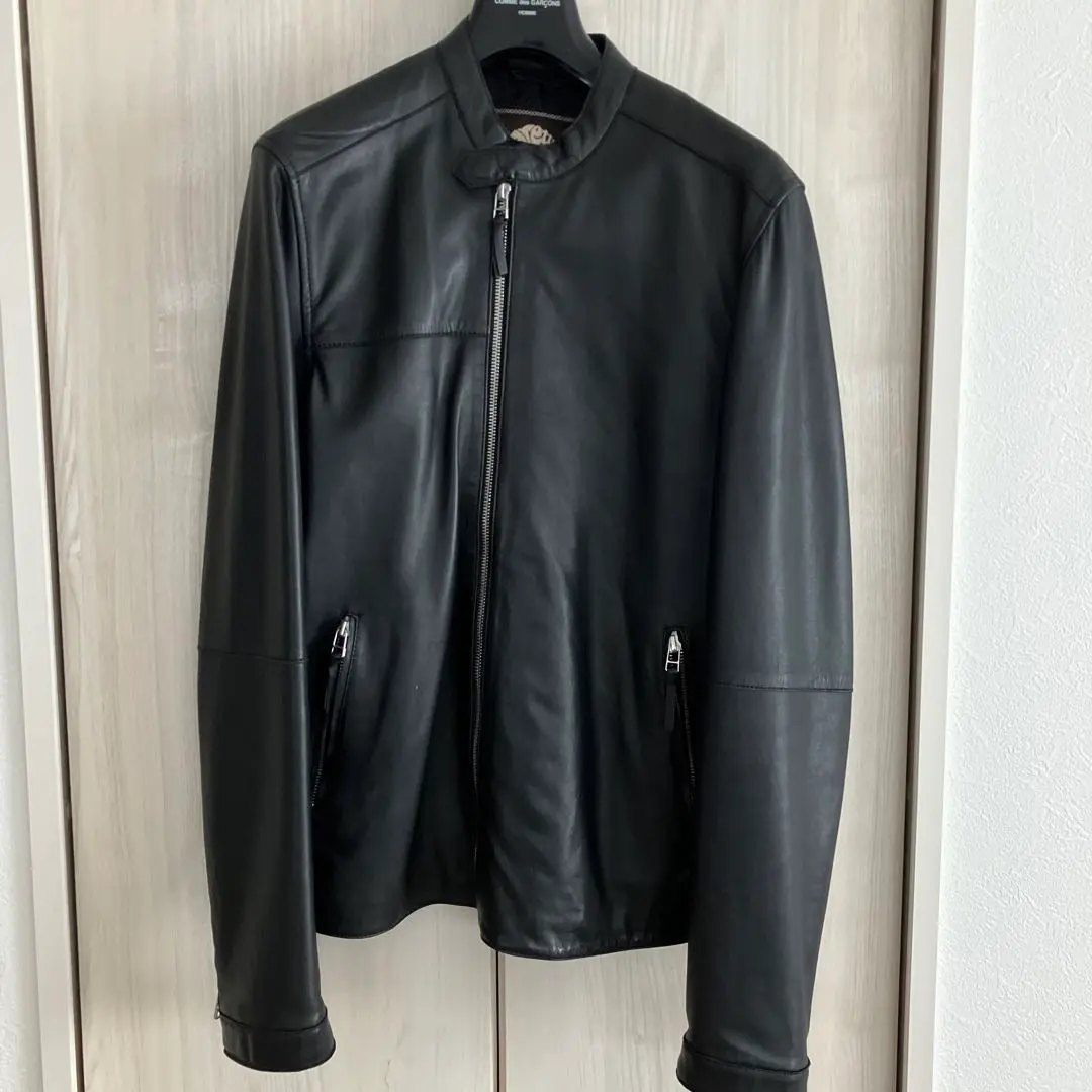 Pretty Green ブラックレザージャケット サイズ1 2025年最新】Pretty Green レザージャケット・ライダースの人気