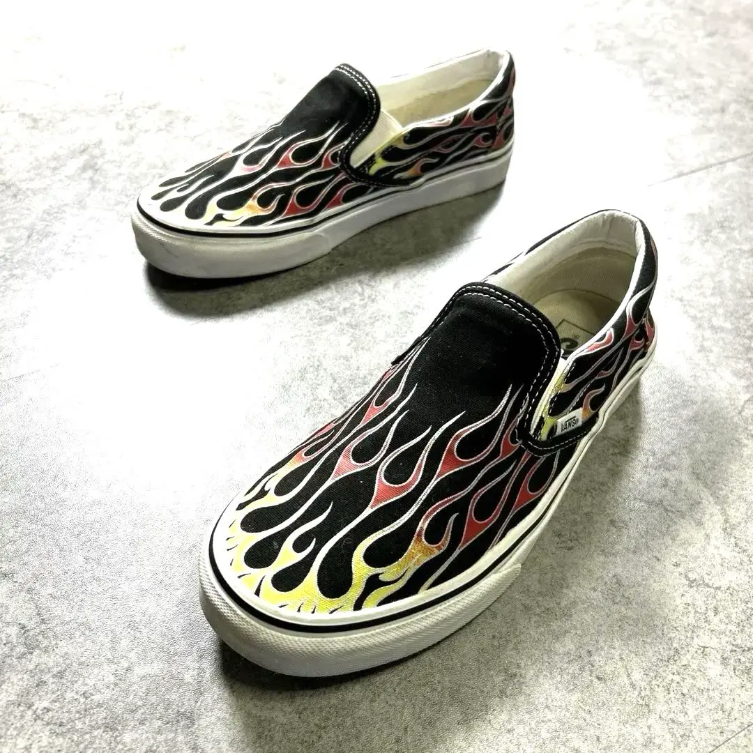 Thumbnail of Extremely Rare VANS Fire Slip-On / Flame Pattern / Slip-on / Sold Out