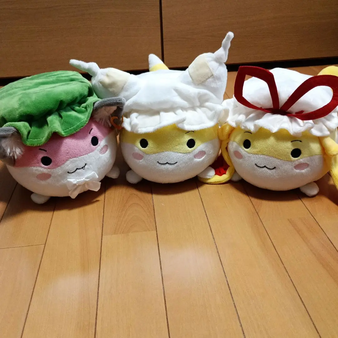 東方Project すくすくぬいぐるみ　ゆゆこ　ようむ　白玉楼セット 東方 ふもふも 公式 東方Project すくすく白沢ぬいぐるみ ゆゆこ