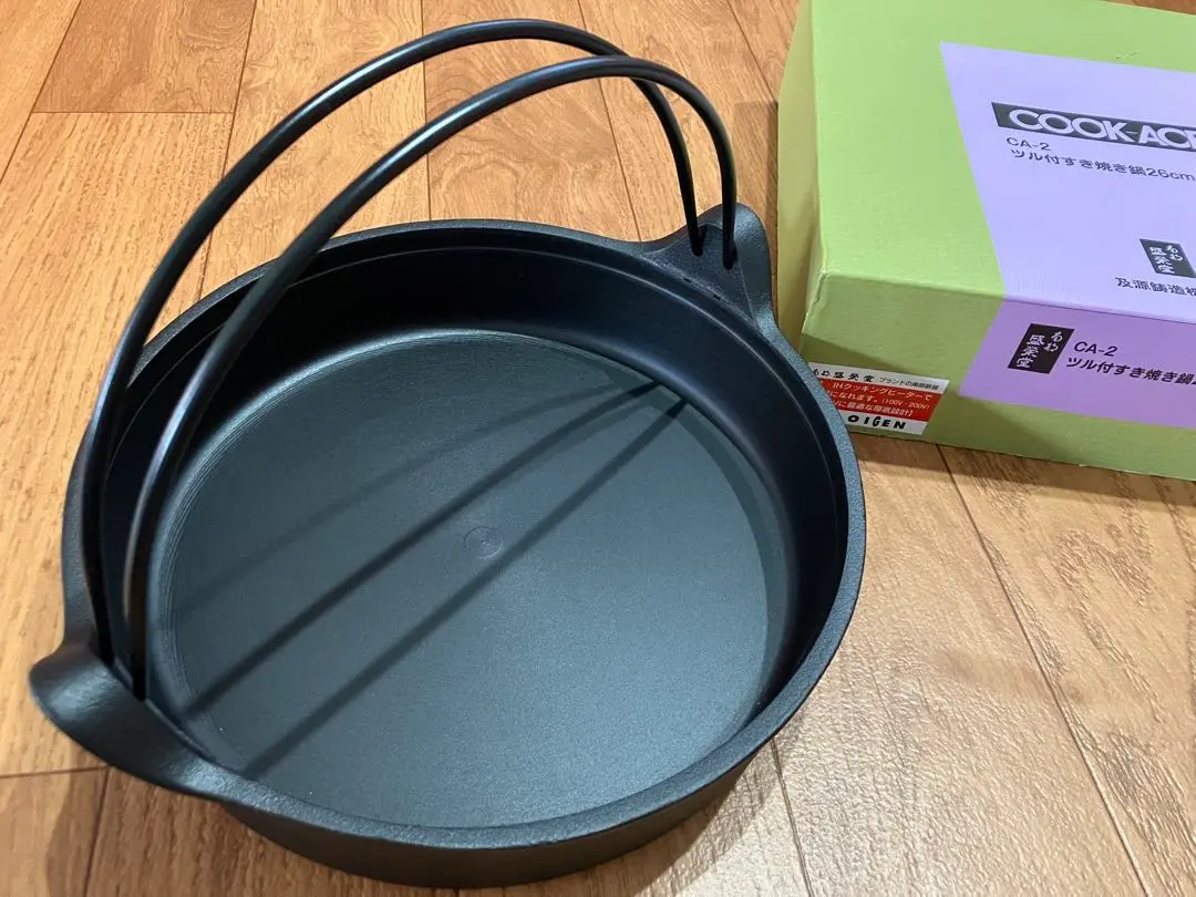 COOOK-ACE SEIEIDO鋳鉄製 すき焼き兼餃子焼き鍋 約25cm 2025年最新】南部鉄器 クックエースシリーズ すき焼き鍋の人気