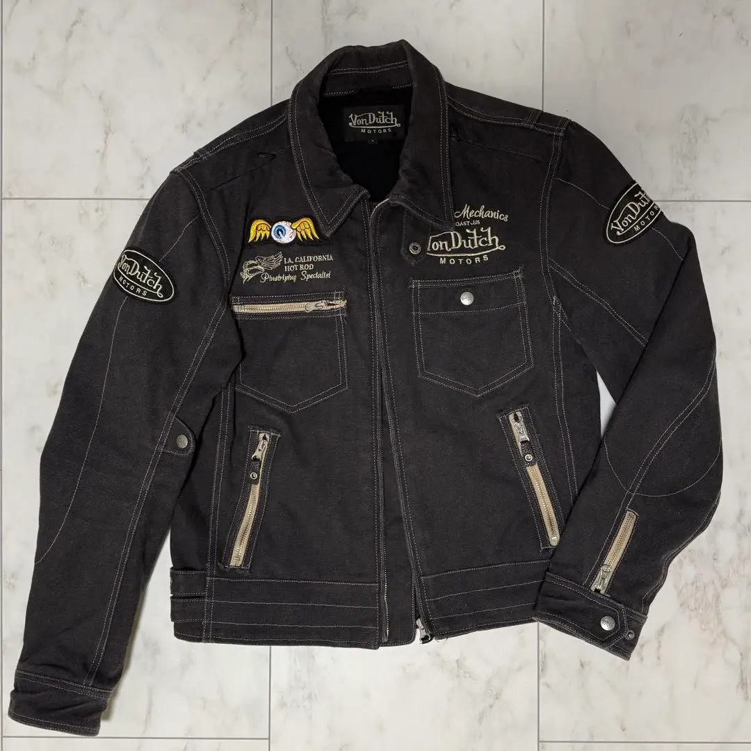 Von Dutch Motors ライダースジャケット VonDutchとは!!?? 本革ライダースジャケットUP#029 | 雪山本舗
