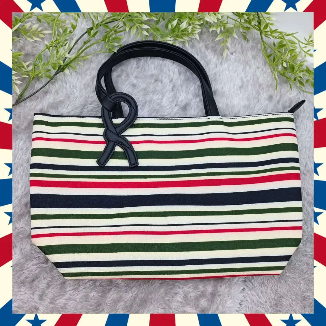 ★新品未使用品★Roberta di Camerino ストライプトートバッグ Amazon | ロベルタディカメリーノ トートバッグ（ストライプ