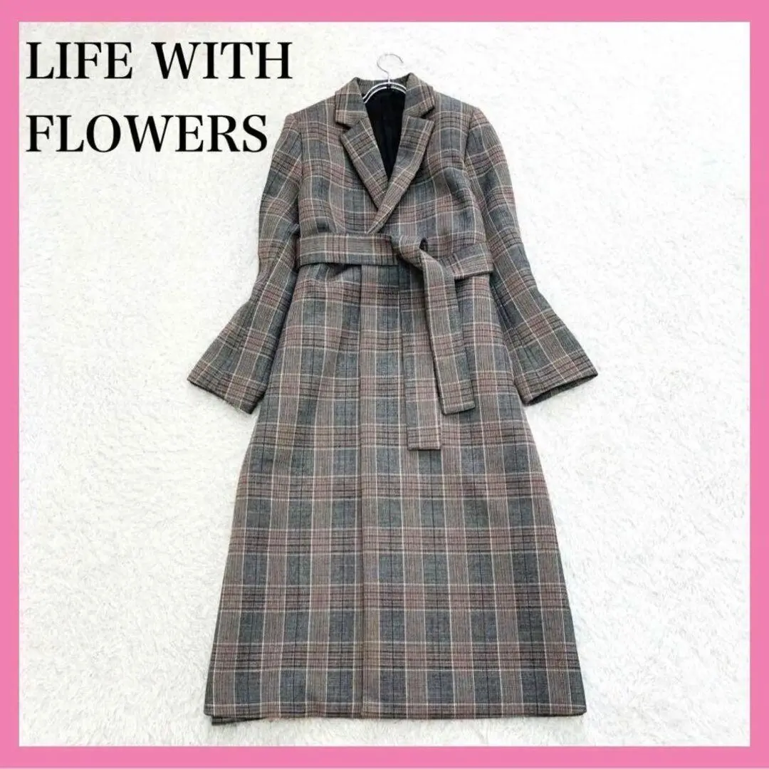 【美品】ライフウィズフラワーズ ◡̈ チェスターコート 0402191711_642956274a516.jpg