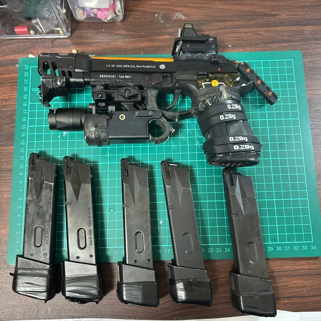 新品　東京マルイ　M9A1　ステンレスカラー塗装　カスタム　改修品　10禁 新品 東京マルイ M9A1 ステンレスカラー塗装 カスタム 改修品 10禁