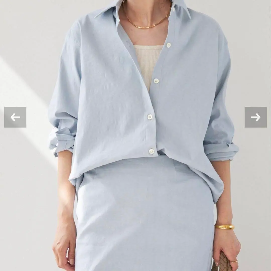 DeuxiemeClasse stretch twill シャツ Deuxieme Classe☆*stretch twill シャツ