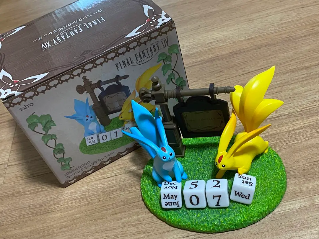 ファイナルファンタジーXIV FF14 カーバンクルの万年カレンダー FF14 カーバンクル フィギュア万年カレンダー - メルカリ