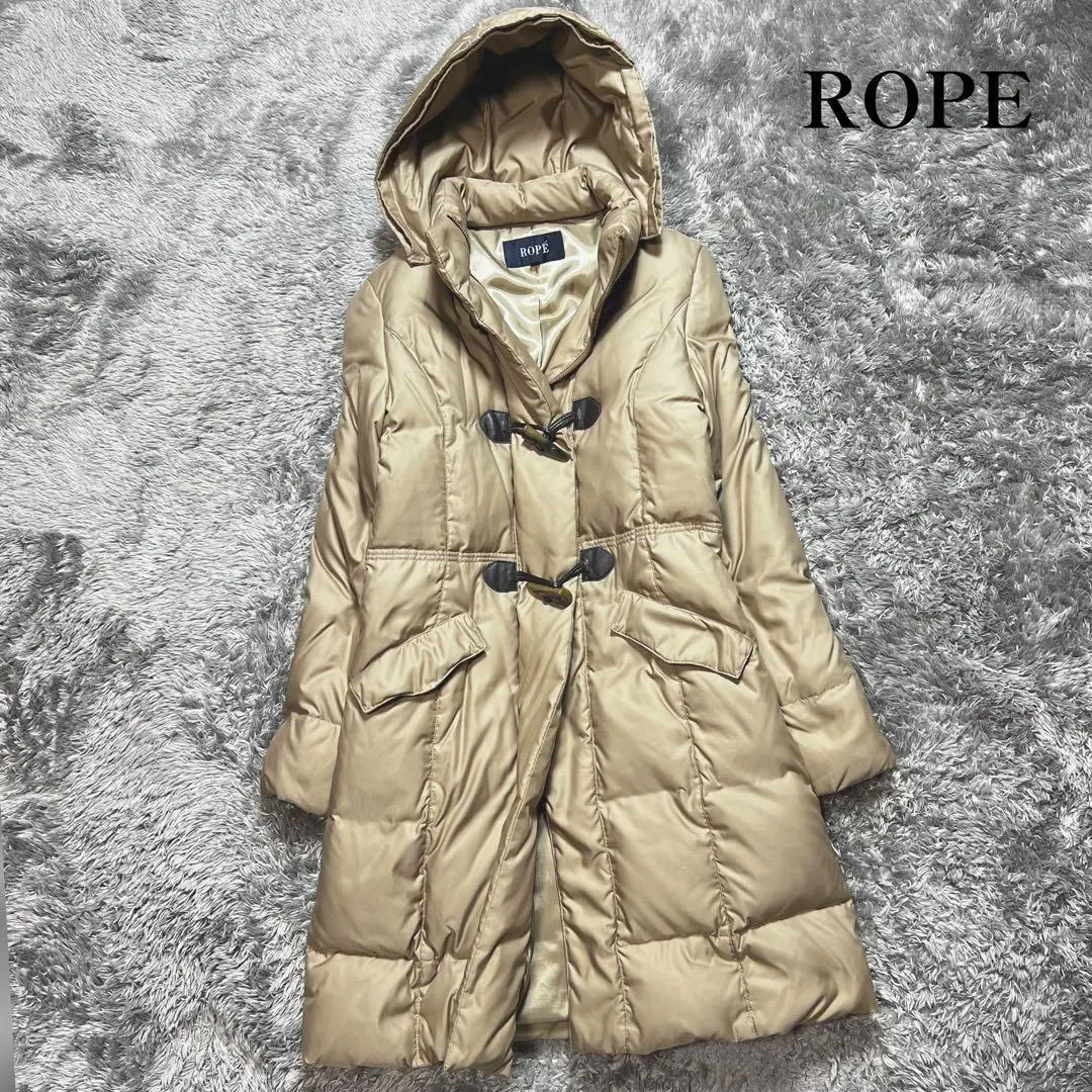 Thumbnail of ROPE Ladies Duffle Down Coat Toggle Button M Size (Equivalent) Excellent Condition