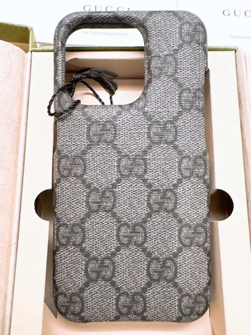 GUCCI GGパターン iPhone15用ケース　新品未使用 GUCCI GGパターン iPhone15ケース - メルカリ