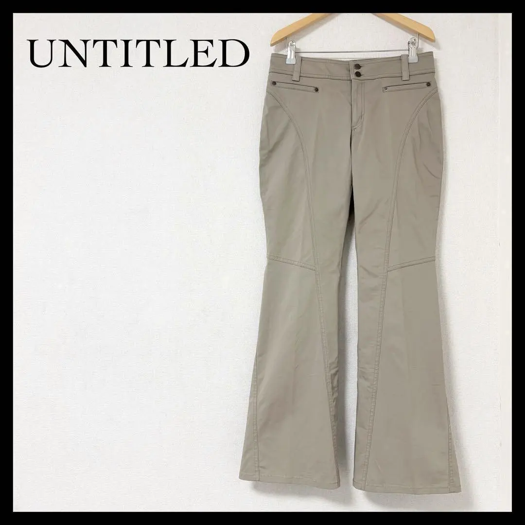 Thumbnail of UNTITLED Casual Pants Boot Cut Beige L