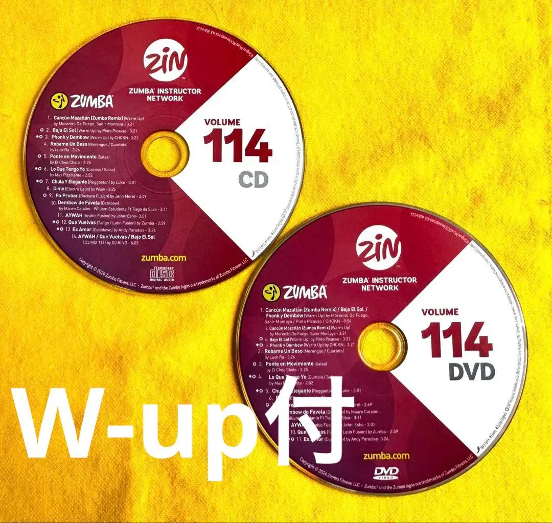 ズンバ　Zumba ZIN114 CD DVD セット　最新版 2025年最新】ZUMBA dvd 114の人気アイテム - メルカリ