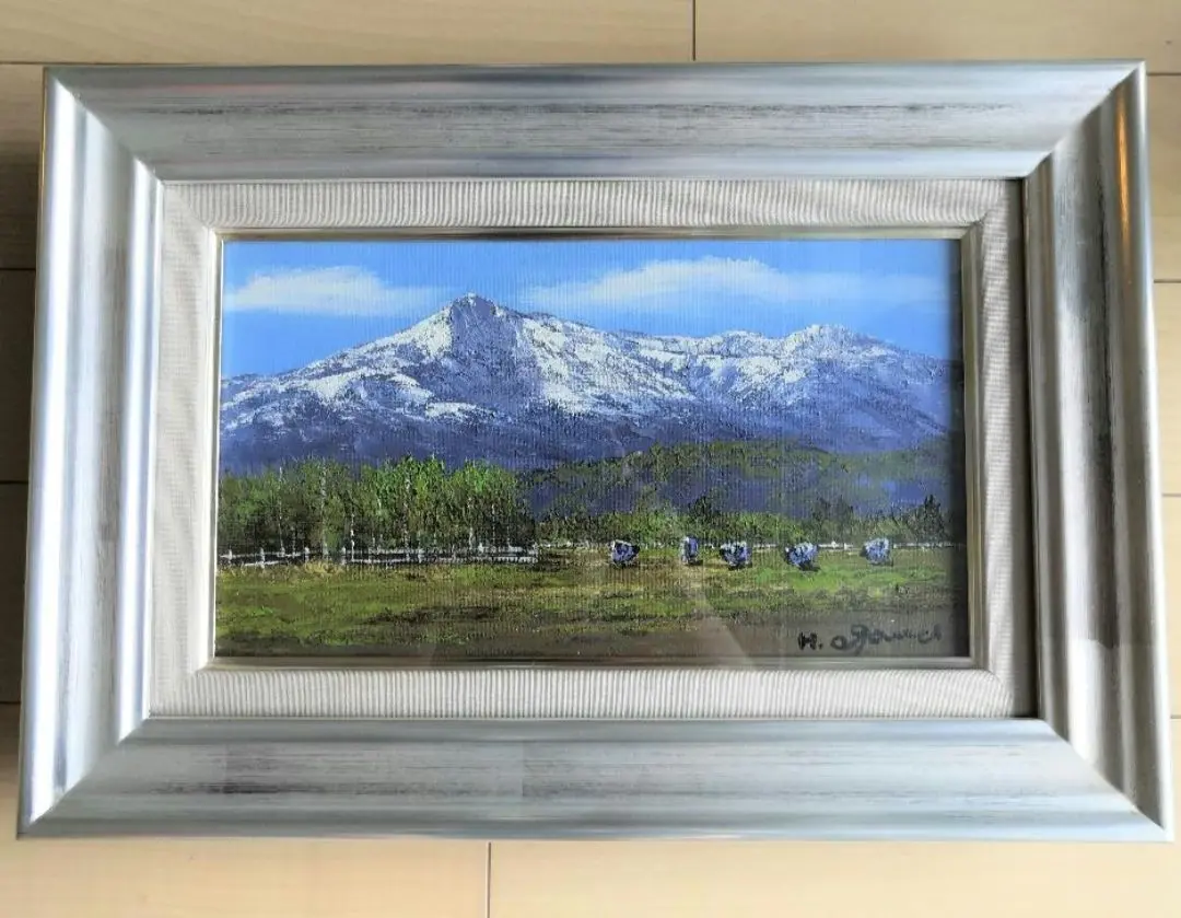 小川久雄 　油絵　［鳥海山」 小川久雄 油絵 ［鳥海山」 - 絵画