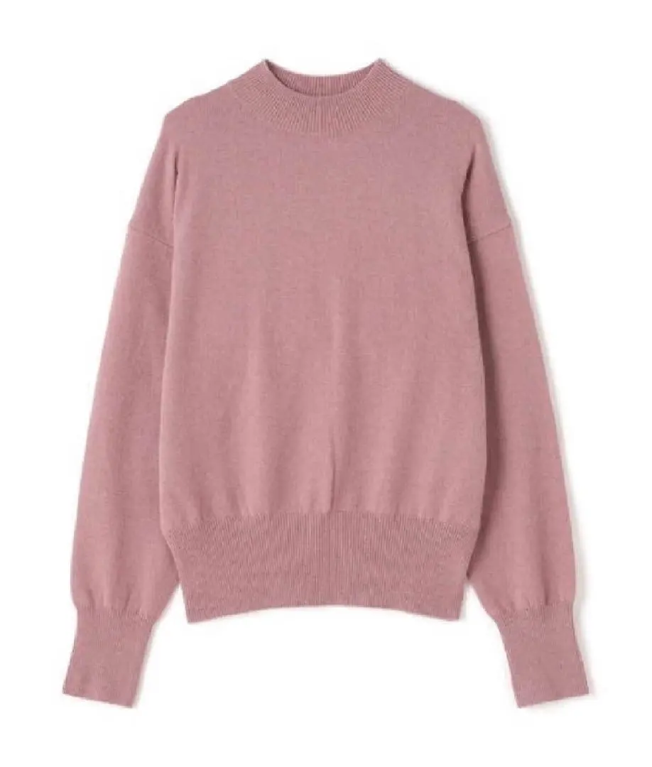 Thumbnail of NATURAL BEAUTY BASIC FOX-blend Gently Knit Long Sleeve Pink