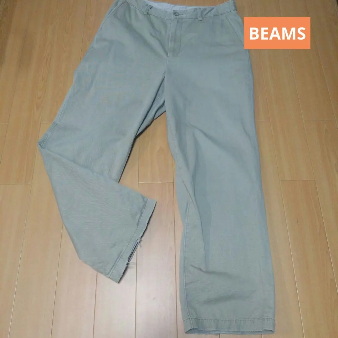 Thumbnail of BEAMS Fade Wide Chino Pants Chinos Beams American Casual