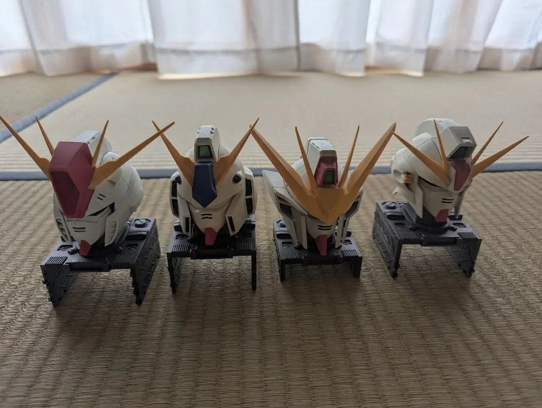 組立式MSヘッドディスプレイコレクション　まとめ売り　ガンダムX アレックス ガンダムVS.ガンダム 組立式MSヘッドディスプレイコレクション2