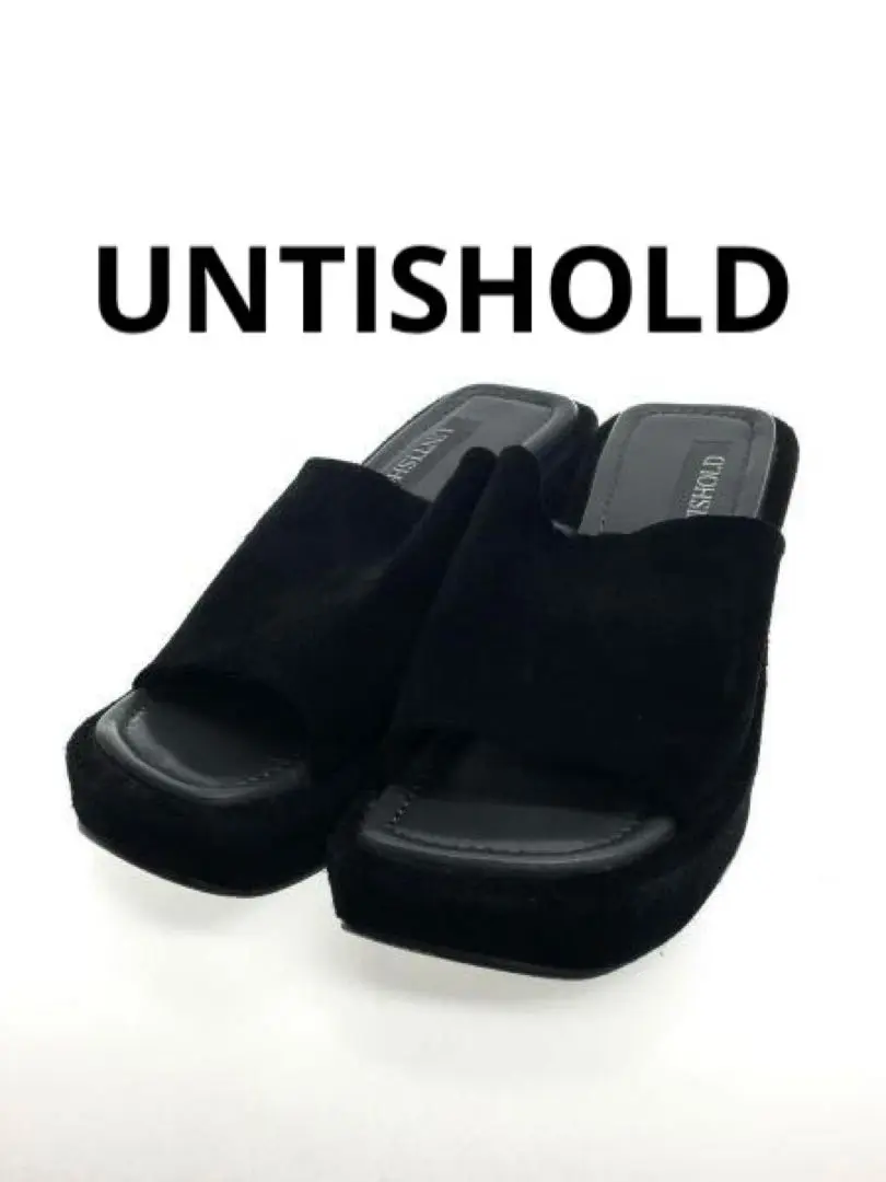 UNTISHOLD ブラック ミュールLola