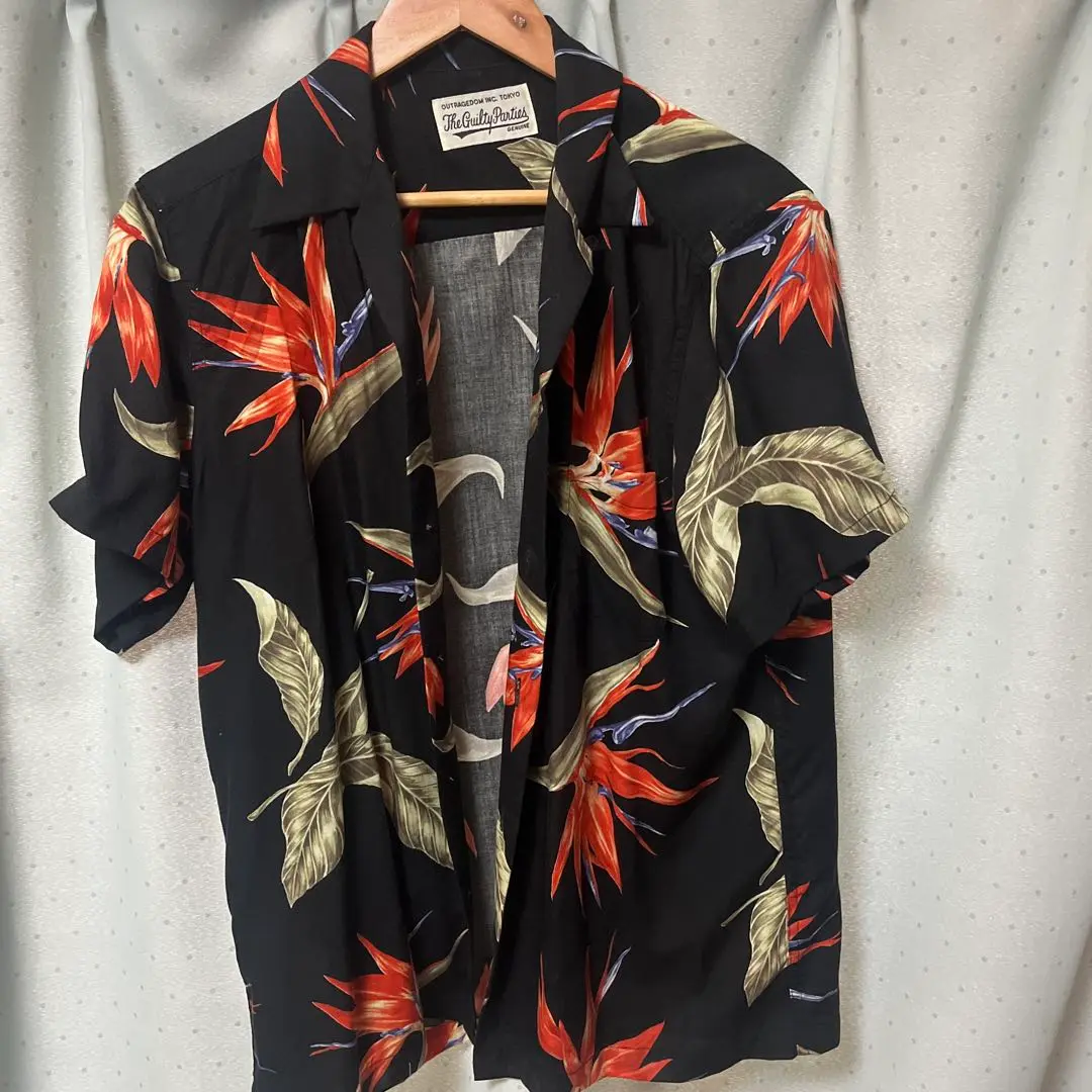 ワコマリア　BIRD OF PARADISE 極楽鳥アロハシャツ　美品　Sサイズ ワコマリア BIRD OF PARADISE 極楽鳥アロハシャツ 美品 Sサイズ