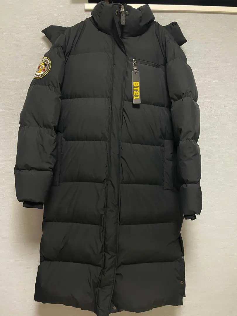 BTS JIN BT21 RJ ブラック ロングダウンジャケット 2025年最新