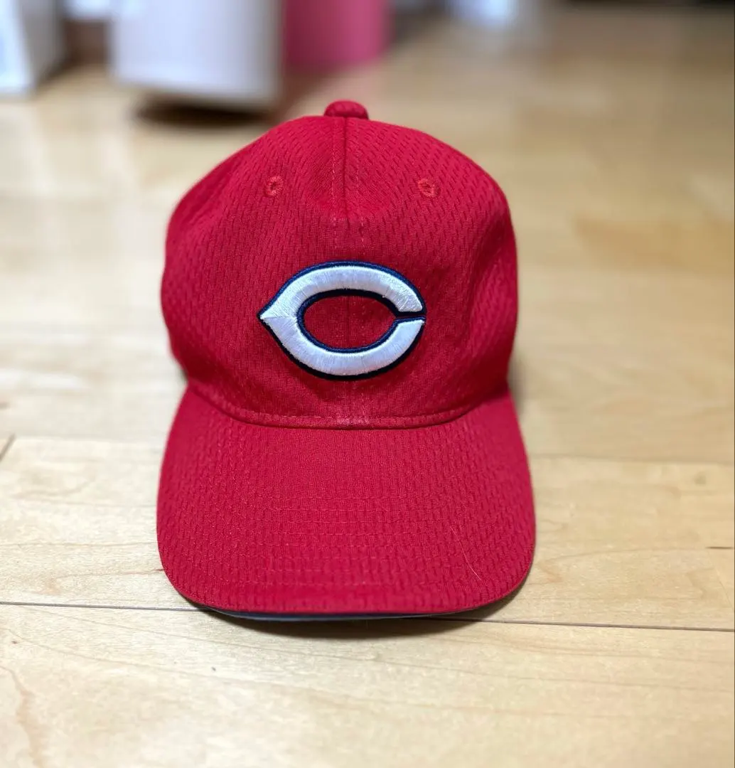 Thumbnail of Purchased locally, Hiroshima Carp, children's cap, 50cm-55cm