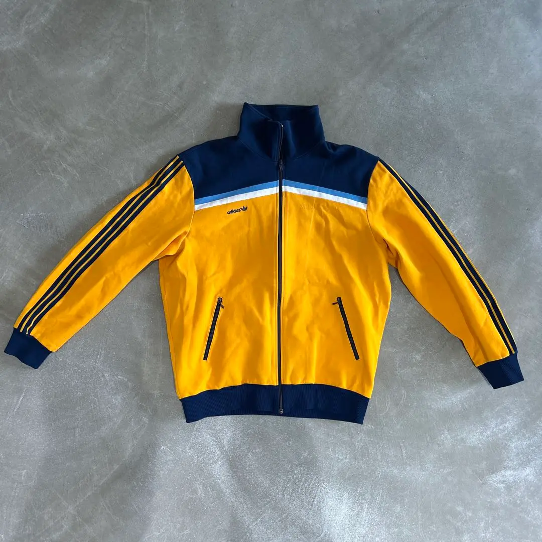 70s adidas デサント トラックジャケット ジャージ 白 黒 7号 2025年最新】70s adidas 7号の人気アイテム - メルカリ