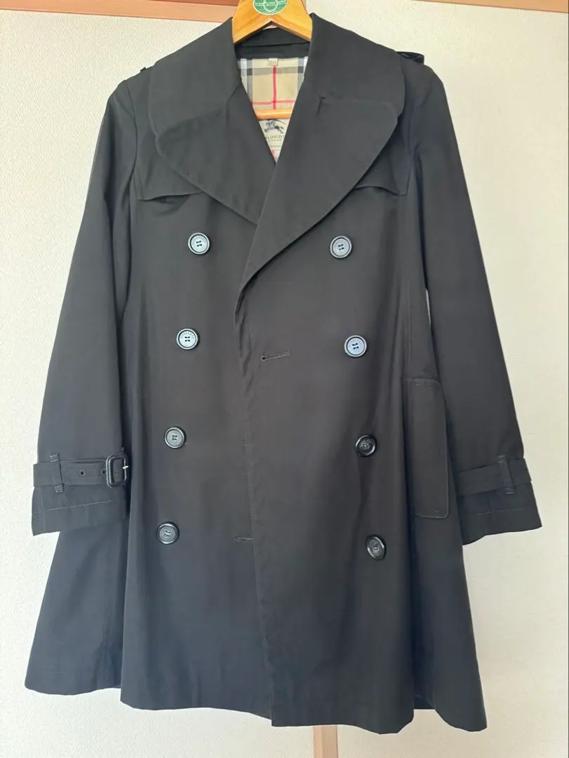 Thumbnail of BURBERRY Double-Breasted Trench Coat, Black