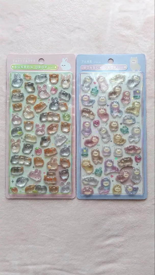 Thumbnail of Bonbon Drop Seals: Rabbit, Alpaca, Uruturu Pop Seals