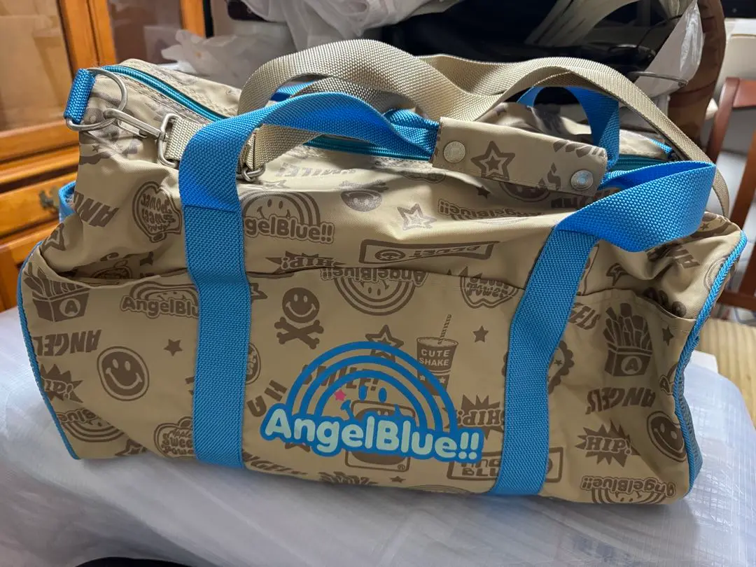 エンジェルブルー⭐️ANGEL BLUE⭐️ボストンバック 旅行バック 2344 エンジェルブルー ボストンバッグ ネイビー 青色 水色 修学旅行
