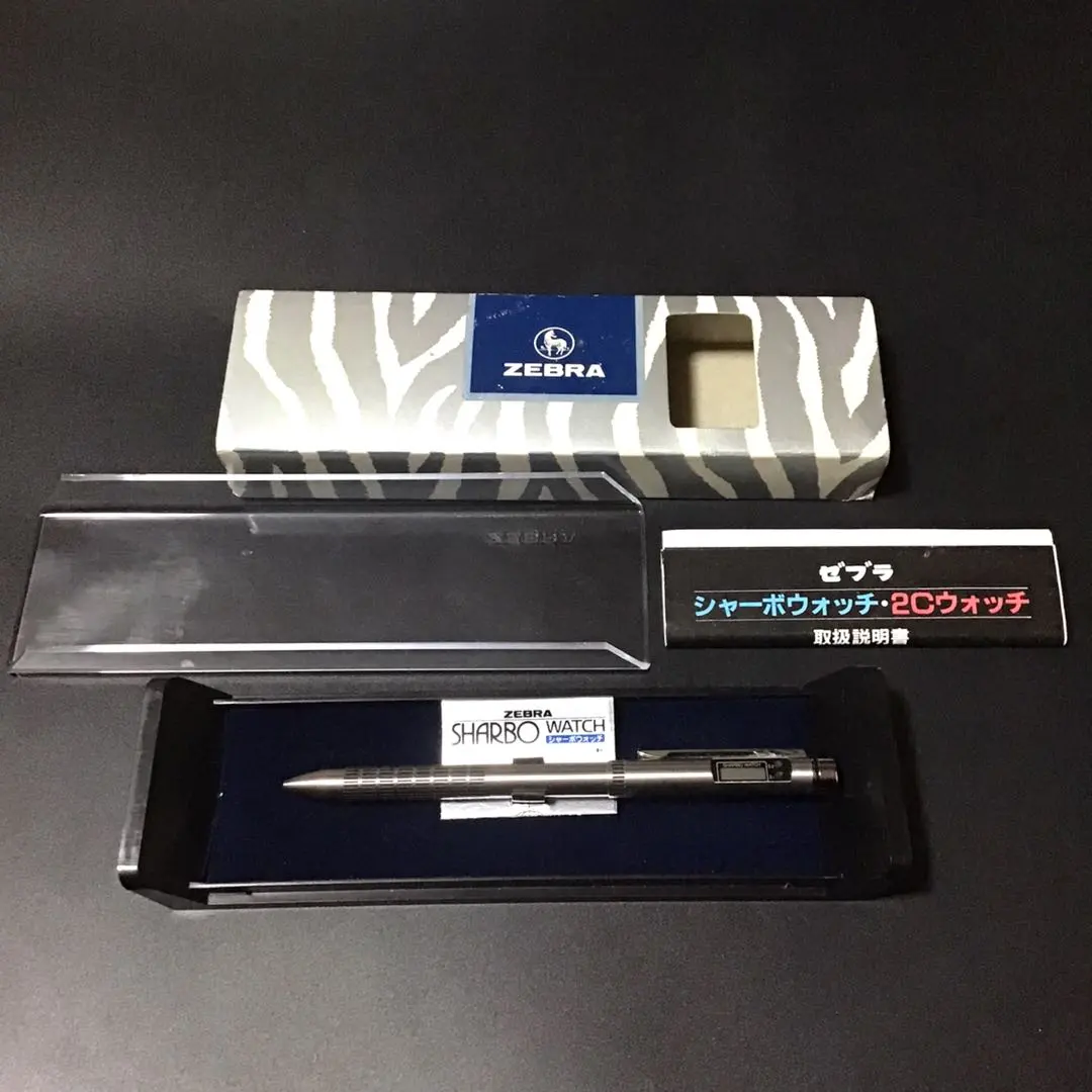 ゼブラ ZEBRA シャーボウォッチ SHARBO WATCH ゼブラ シャーボウォッチ ZEBRA クォーツペン 時計 シャープ