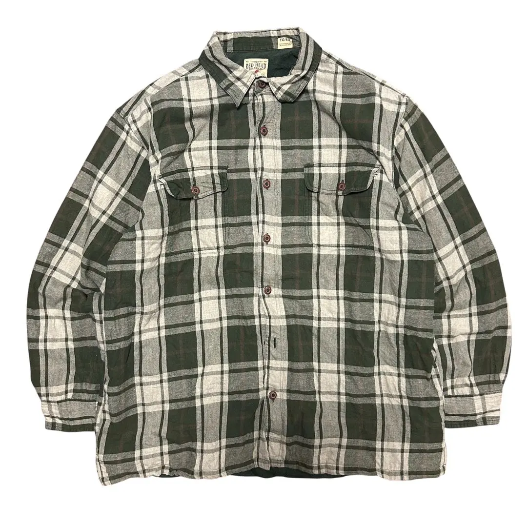 Thumbnail of 00s RED HEAD Red Head Flannel Shirt Fleece XL