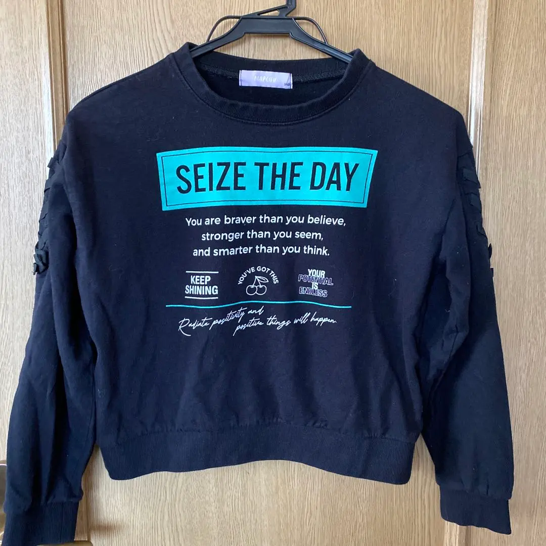 Thumbnail of Children's clothing, ribbon sleeves, lined, girl, 140cm