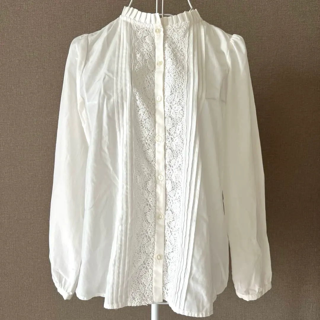 Thumbnail of Lace Embellished Long Sleeve Blouse