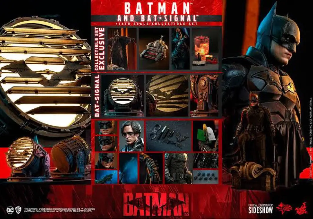 【未開封品】ホットトイズ ザ・バットマン DX版 ボーナスアクセサリー付き ザ・バットマン－』1／6フィギュア［ボーナスアクセサリー付き］
