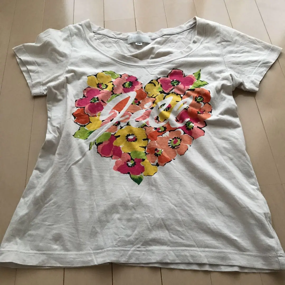 Thumbnail of Jill Stuart T-shirt, Floral, Pink Gray, Free Size