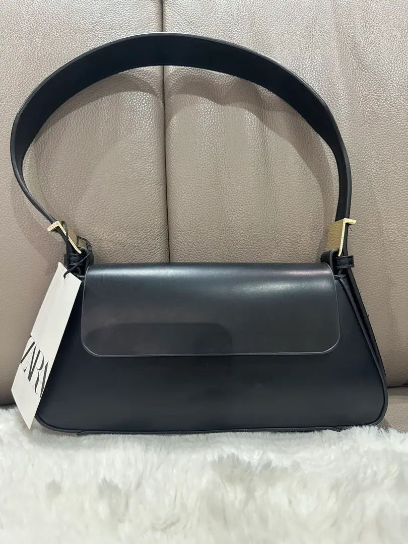 [ZARA]★フラップショルダーバッグ 大谷ワイプ 婦人バッグ★ ZARA]☆フラップショルダーバッグ 大谷ワイプ 婦人バッグ