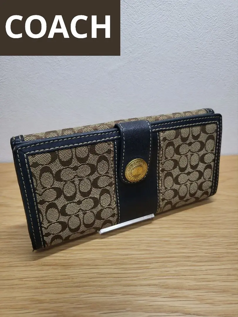 新品未使用　コーチ　Wホック財布　CH387 COACH コーチ スモール モーガン ウォレット・ブロックド