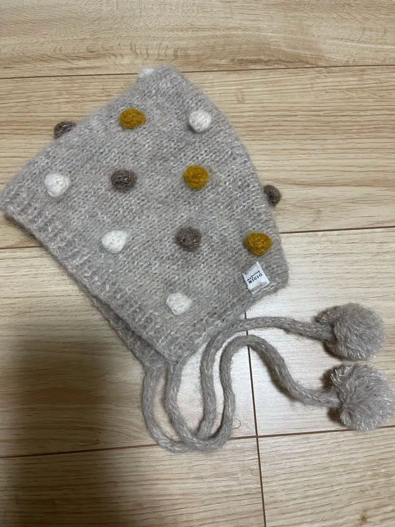 mi MICIO】KITTY bonnet - Beige / Cream / Grey | RIRIBELL