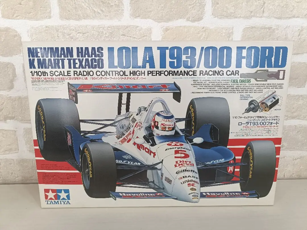 タミヤ 1/10 RC LOLA T93/00FORD  ( 新品未使用 ) Tamiya Vintage 1/10 RC Lola T93/00 Ford Newman Hass K Mart