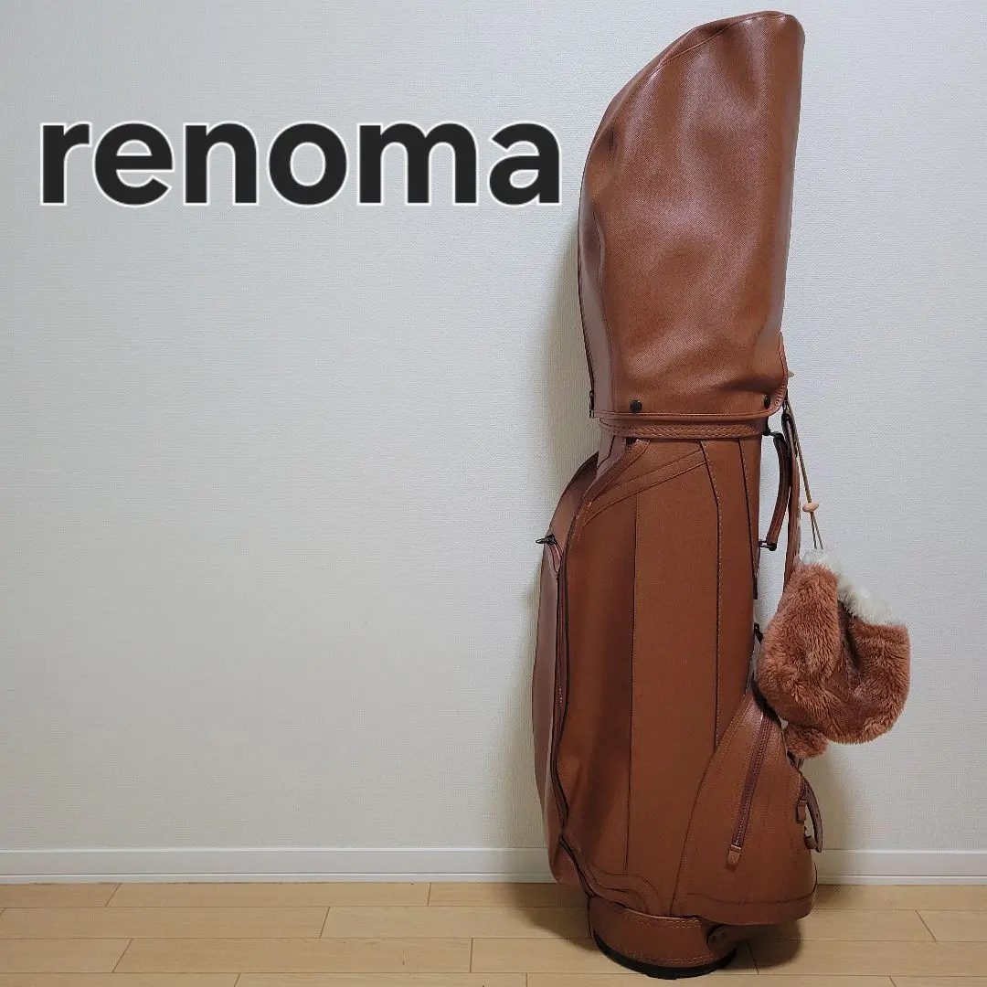 美品 renoma キャディバッグ レザー 革 RENOMA - 本革キャディバック Renoma 未使用の通販 by nimo226's