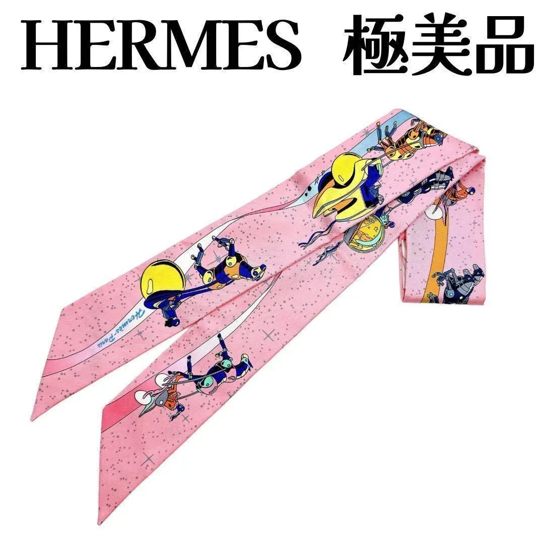 HERMES - エルメス スカーフ ツイリー スペースダービー Space