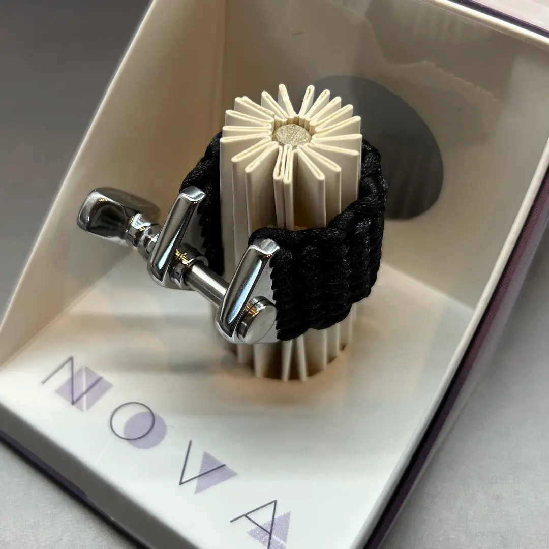 Bambu NOVA テナーサックス用リガチャー シルバー 中古品 在庫限り】 テナーサックス用リガチャー NOVA Bambu シルバー