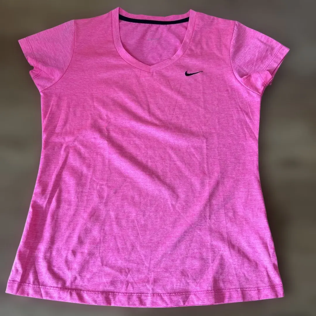 Thumbnail of Nike pink V-neck T-shirt