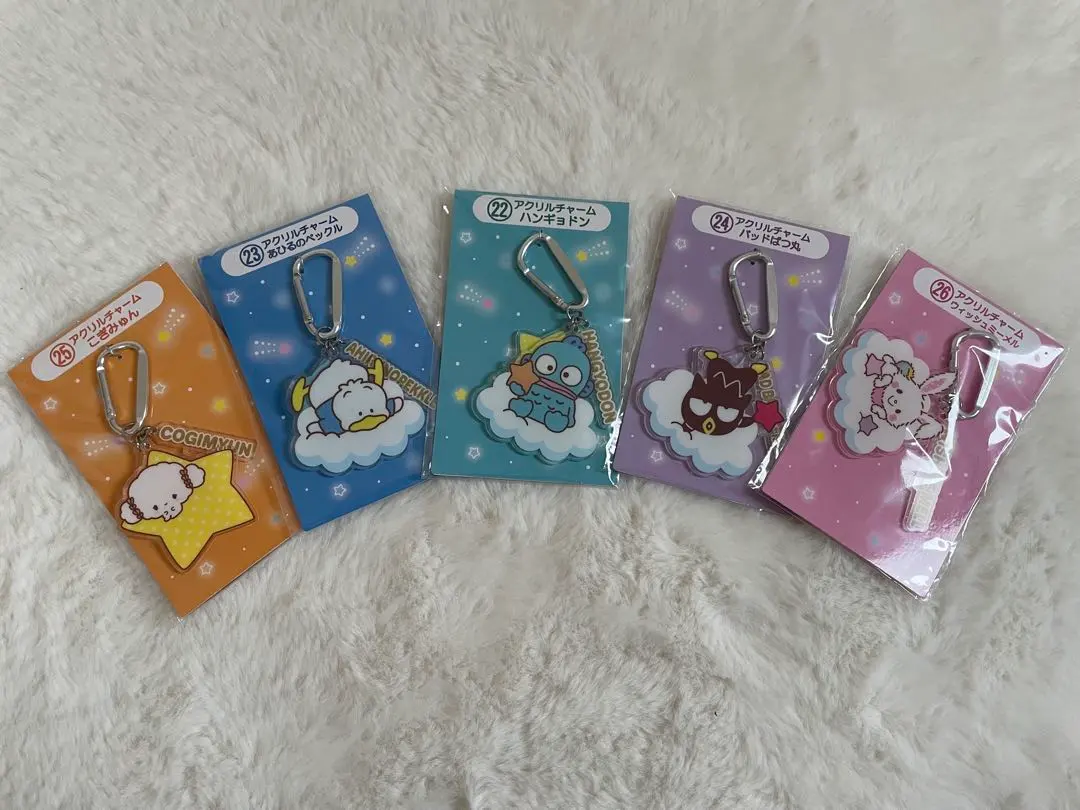 Thumbnail of Sanrio Happy Lottery 2025 Acrylic Keyholder 5-Piece Set