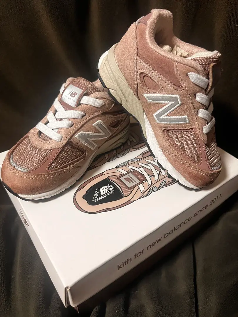 ニューバランス　990 v4  【美品】レア キッズ kids 20cm New Balance ニューバランス キッズ スニーカー NewBalance 990