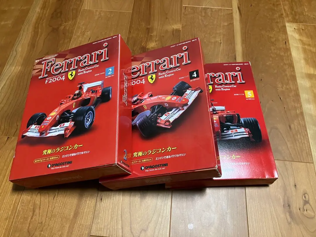 デアゴスティーニ　フェラーリf2004 エンジンカー　未走行　フルセット　超美品 Yahoo!オークション -「f2004」(完成品（エンジン）) (自動車)の