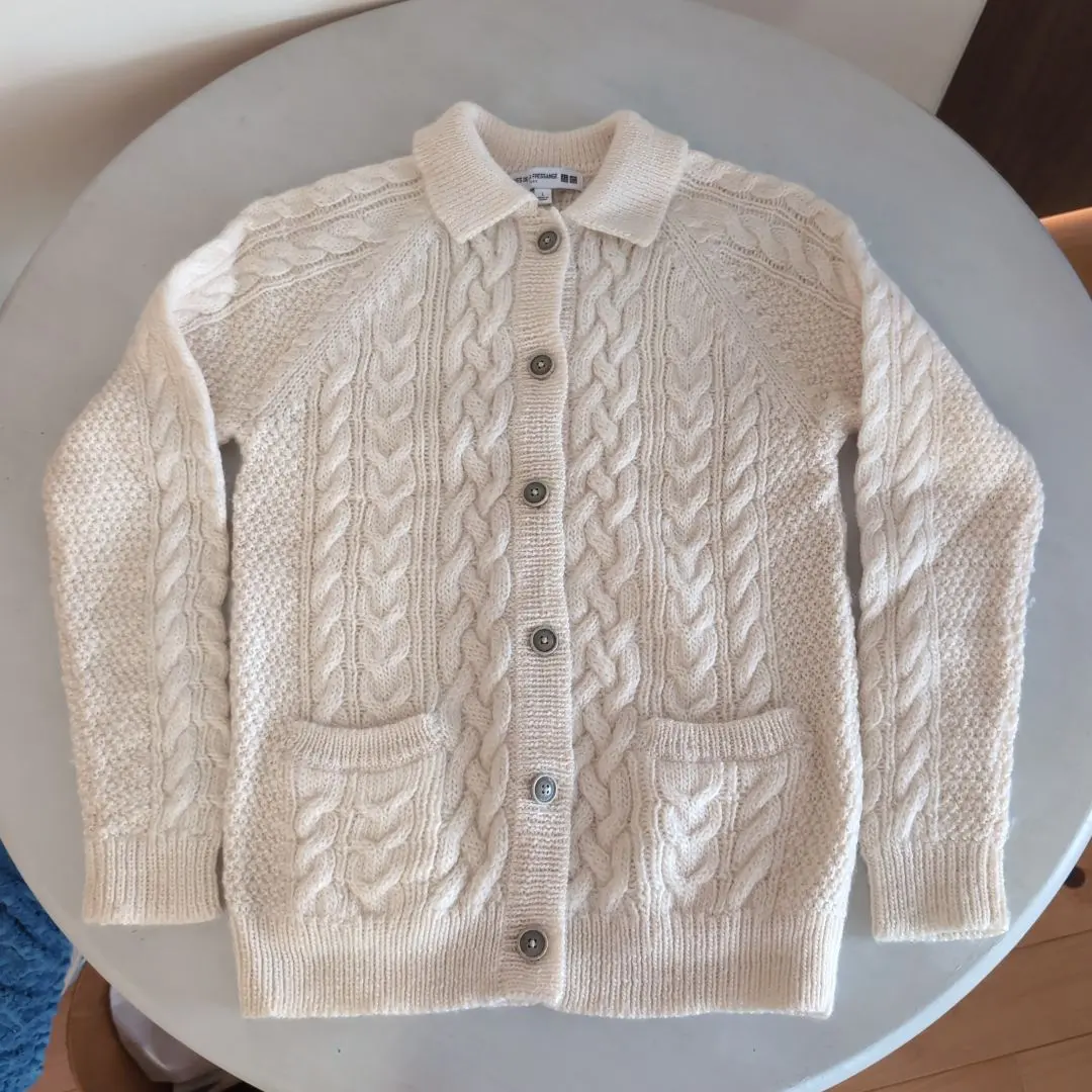 Thumbnail of UNIQLO x INES DE LA FRESSANGE Cable Knit Cardigan