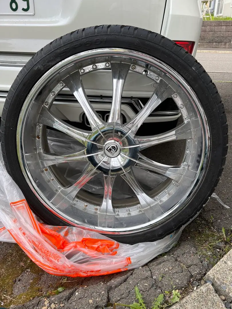 かーりー ☆超希少☆ レグザーニ26インチホイールタイヤ4本セット 大口径 26インチ】LEXANI ARTE 26in 9.5J +15 PCD139.7 6H 6穴