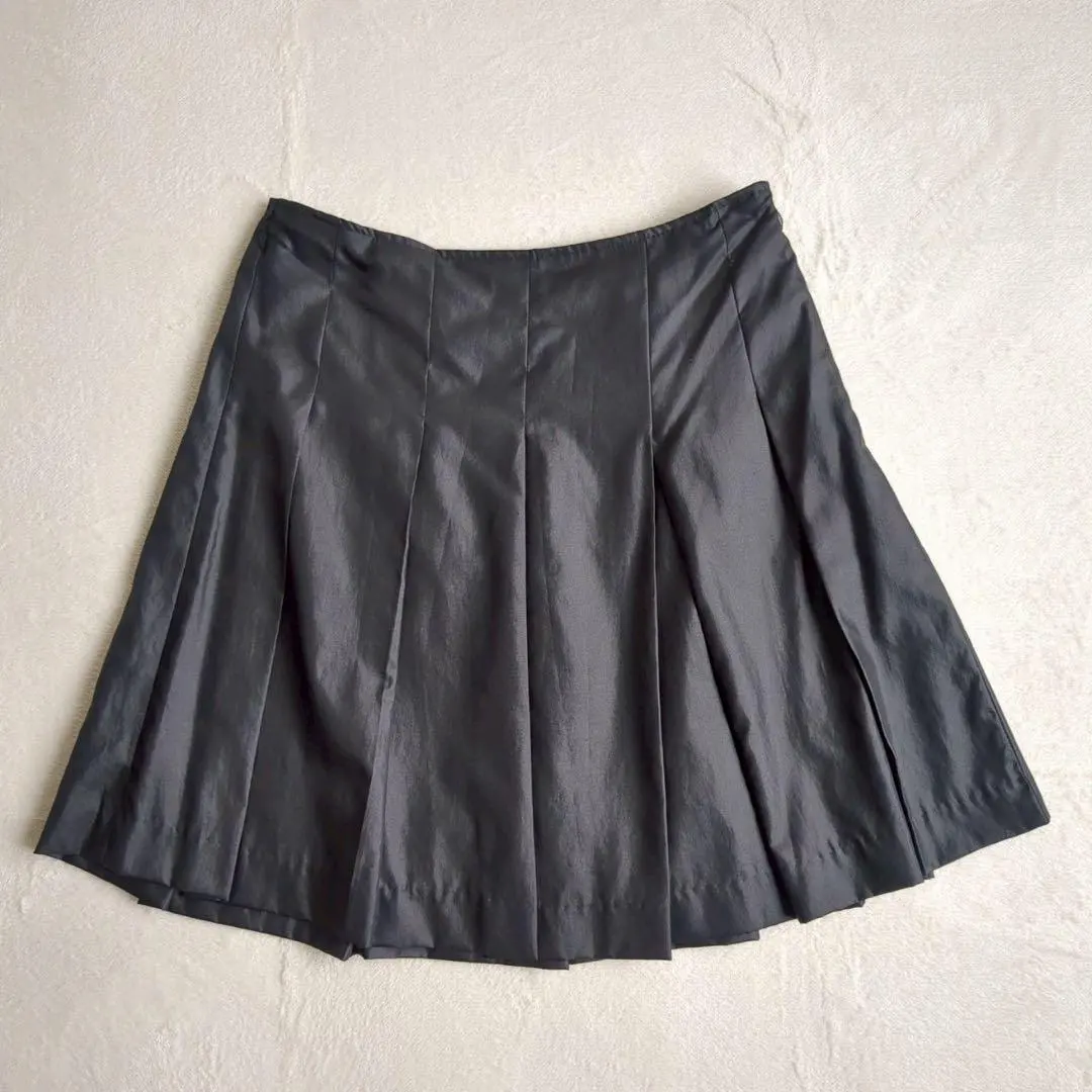 Thumbnail of Shell Ray ◇ Pleated Mini Skirt, Lined, One-Hong Style, Korean Fashion, Simple, M