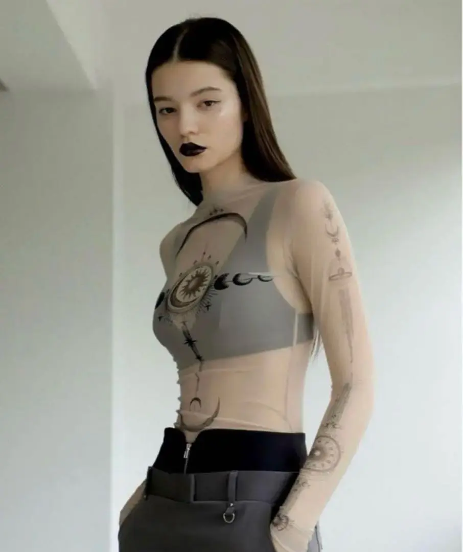 MELTTHELADY horoscope tattoo tops(nude)