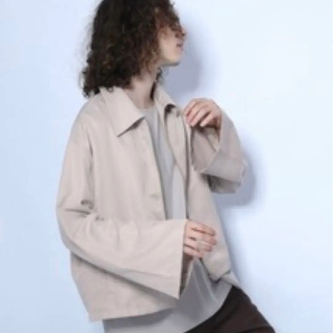 袖口喇叭拉鍊襯衫 HARE 尺寸 M 的縮圖