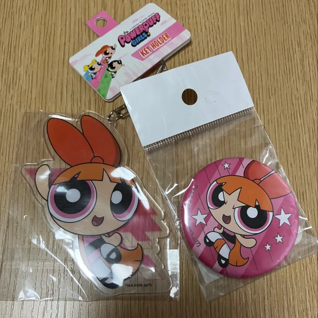 Thumbnail of New Powerpuff Girls Blossom Acrylic Keychain & Button Badge Set