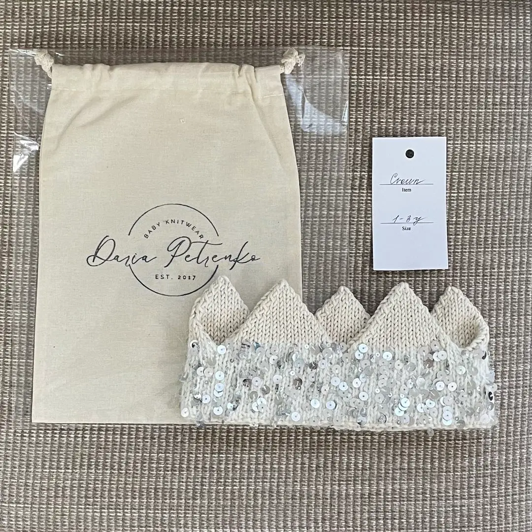 Dasha Petrenko 王冠　クラウン　ニット　スパンコール 楽天市場】【SummerSALE!¥12000⇢¥10500】Dasha Petrenko 王冠